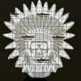 Tribal Skull Headdress Vinyl Decal – Handmade Detailed Sticker