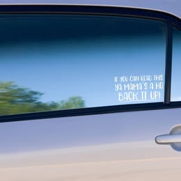 "IF YOU CAN READ THIS..." Funny Bumper Sticker / Sarcastic Vinyl Decal