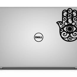 Radiant Hamsa Hand Vinyl Decal | Protection & Good Fortune Sticker