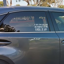 "IF YOU CAN READ THIS..." Funny Bumper Sticker / Sarcastic Vinyl Decal