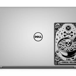 "The Cereal Killer" Vinyl Decal | Funny Skull & Cereal Sticker