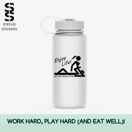 Enjoy Life – Eat Out More Often Funny Adult Vinyl Decal