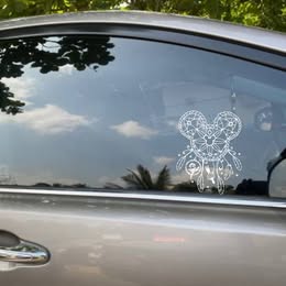 Magical Ears Dreamcatcher Vinyl Decal | Princess Inspired Fan Art Sticker