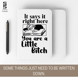 You Are a Little Bitch – Funny Handmade Vinyl Decal