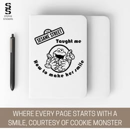 Sesame Street Cookie Monster Parody – Funny Handmade Vinyl Decal