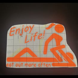 Enjoy Life – Eat Out More Often Funny Adult Vinyl Decal