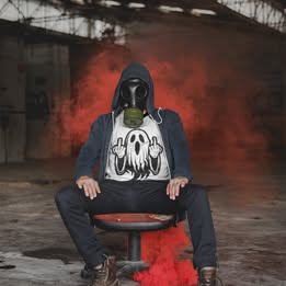 Ghost Flipping Off Vinyl Decal – Funny Gothic Handmade Sticker