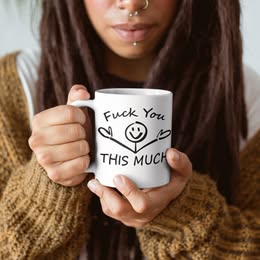 F*** You This Much – Funny Handmade Vinyl Decal