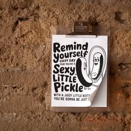 Sexy Little Pickle Vinyl Decal – Funny Self-Love Sticker