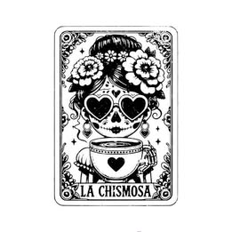 La Chismosa Vinyl Decal – Handmade Day of the Dead Inspired Sticker
