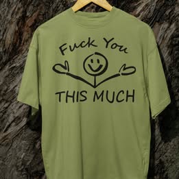 F*** You This Much – Funny Handmade Vinyl Decal