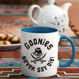 Goonies Never Say Die Vinyl Decal – Handmade Movie-Inspired Sticker