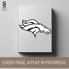 Bronco Pride Vinyl Decal – Handmade Sports Fan Sticker