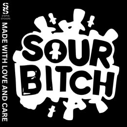 Sour B*tch – Funny Attitude Vinyl Decal