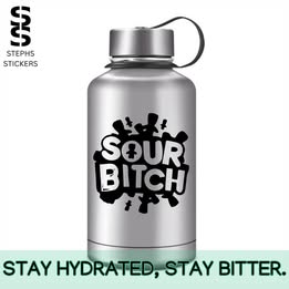 Sour B*tch – Funny Attitude Vinyl Decal