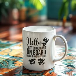 Hella Crotch Goblins On Board – Funny Parenting Vinyl Decal