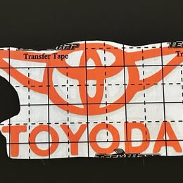 Toyota Logo Vinyl Decal | Custom Car & Truck Sticker