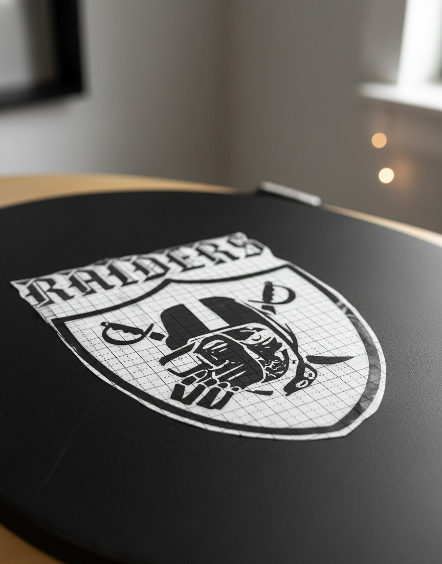 Las Vegas Raiders Shield Logo Vinyl Decal - Official Team Emblem Sticker