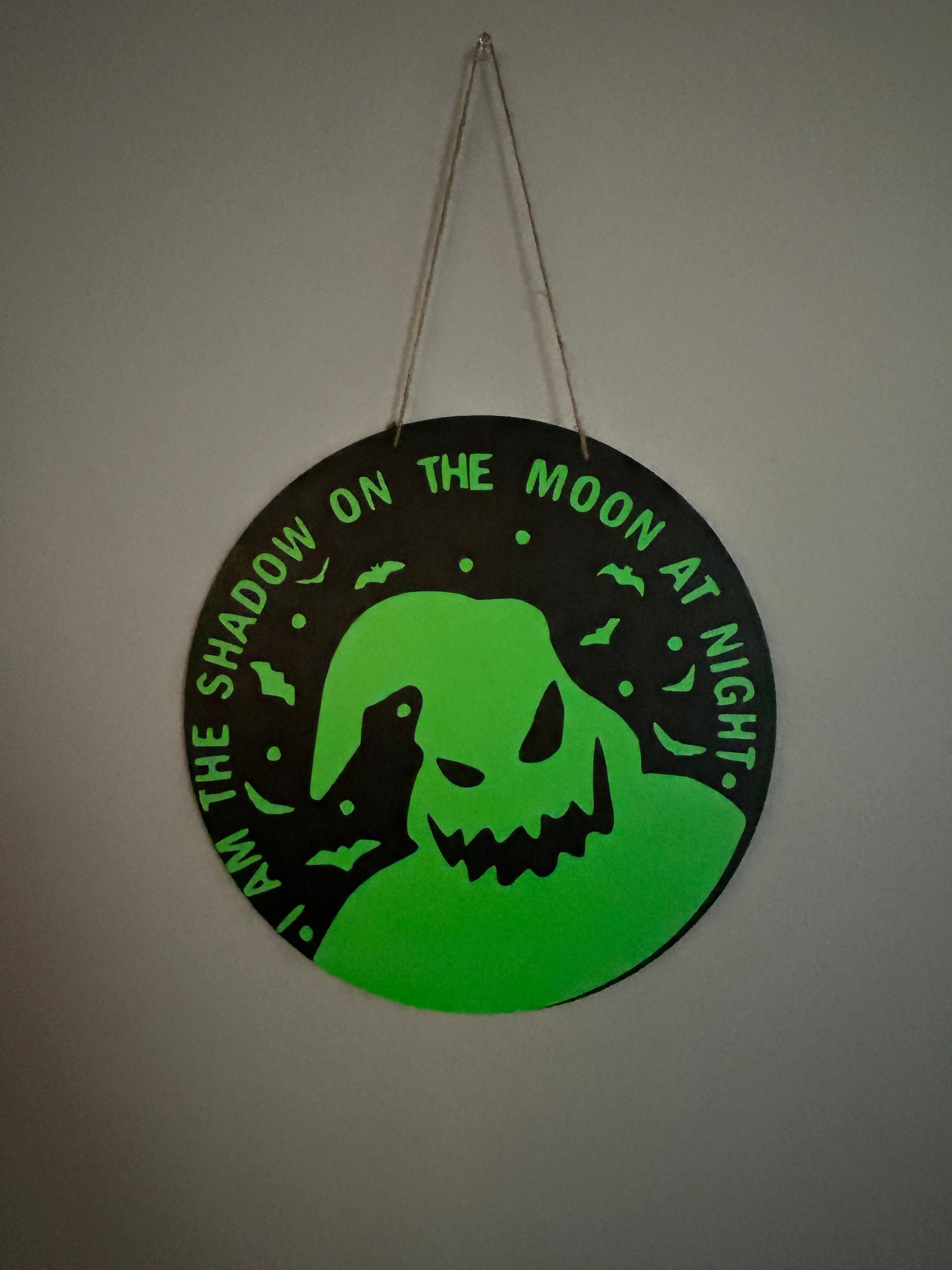 Oogie Boogie Halloween Door Hanger / Wall Sign - Nightmare Before Christmas