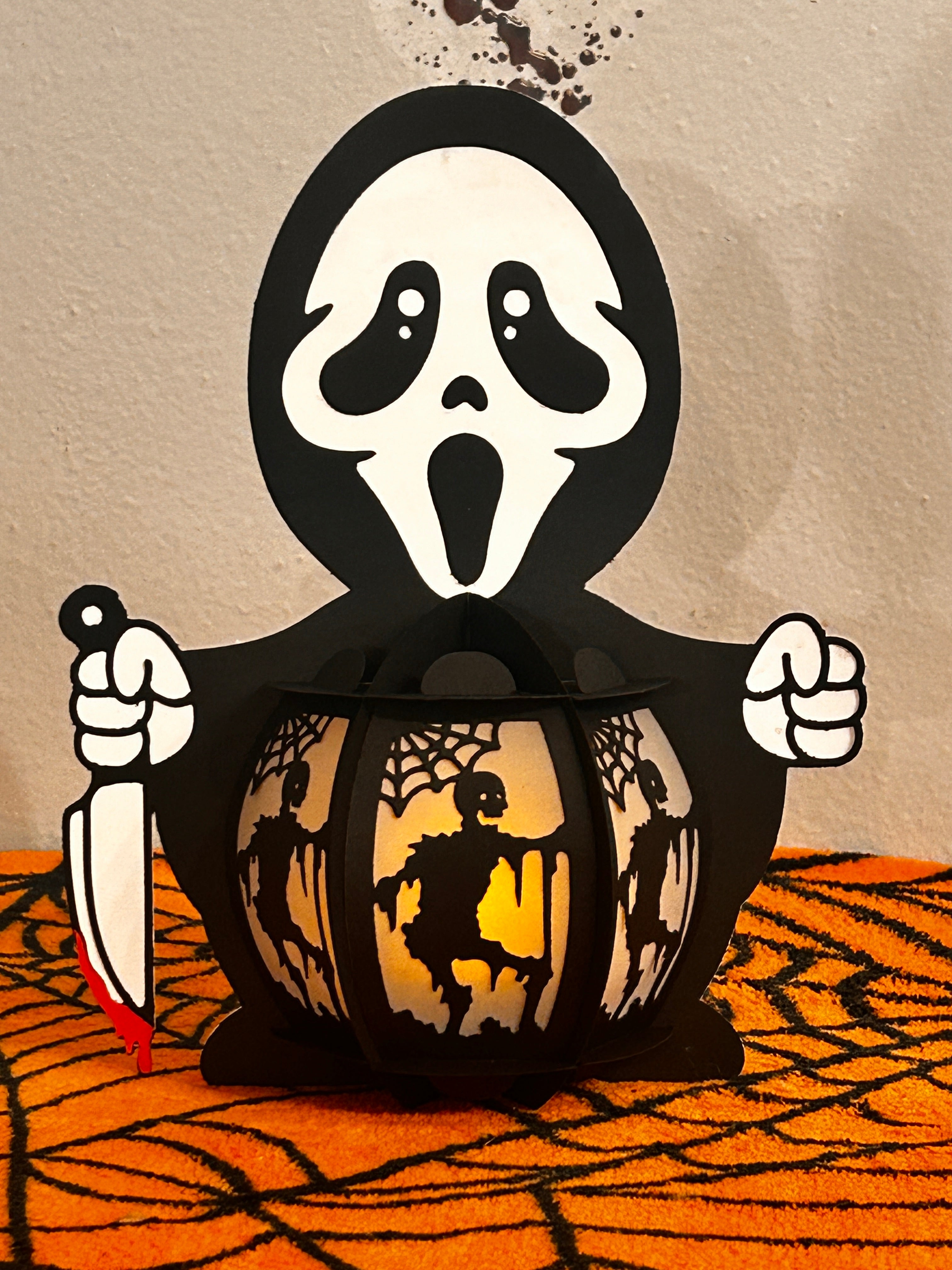 Ghostface "Scream" Horror Movie LED Lantern