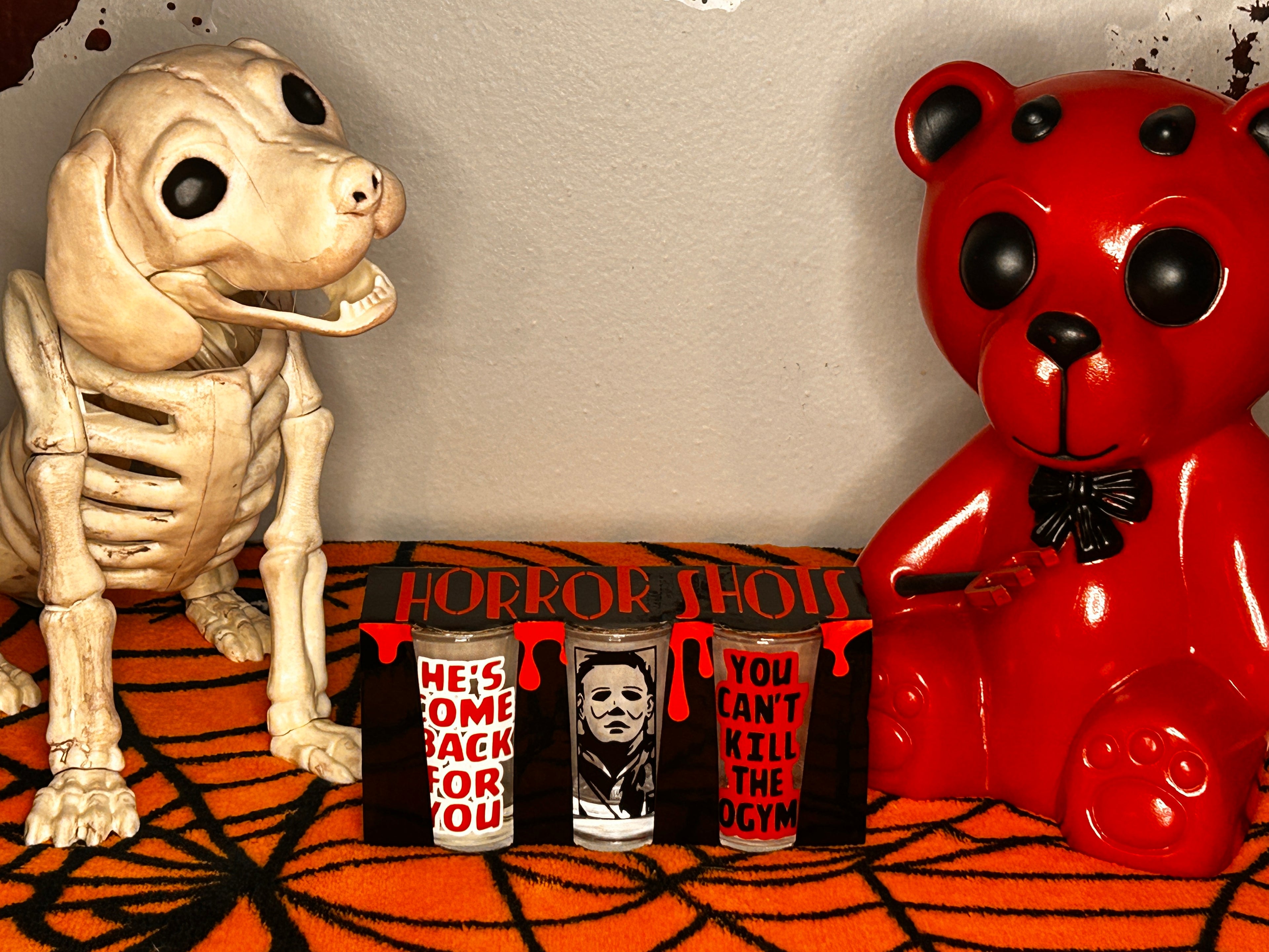 Michael Myers "Horror Shots" Shot Glass Set with Holder