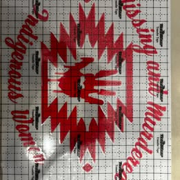 Missing and Murdered Indigenous Women Awareness Vinyl Decal – Handmade Red Sticker