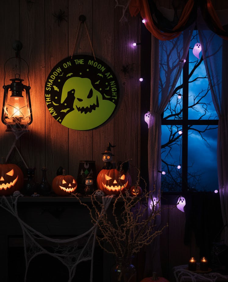 Oogie Boogie Halloween Door Hanger / Wall Sign - Nightmare Before Christmas