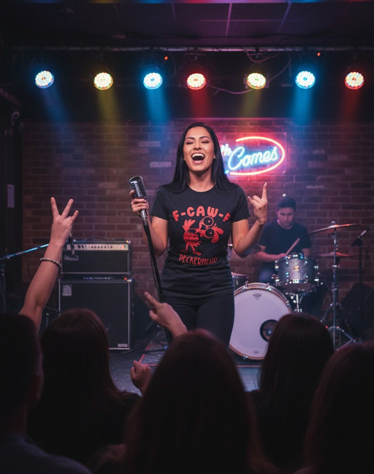 F-CAW-F Peckerhead Funny Chicken T-Shirt